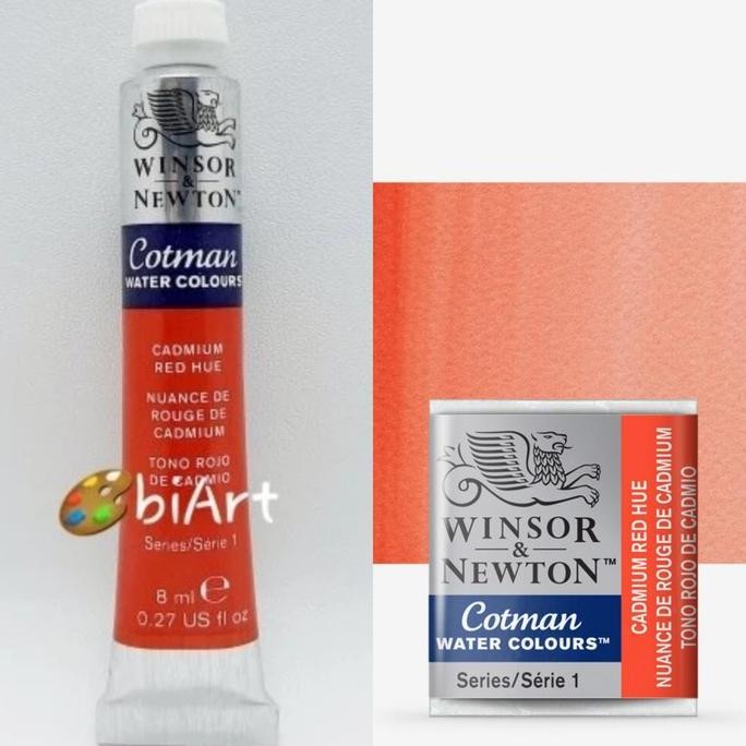 

Cat Air Cotman Water Colour Cadmium Red Hue Tube 8 Ml Winsor & Newton