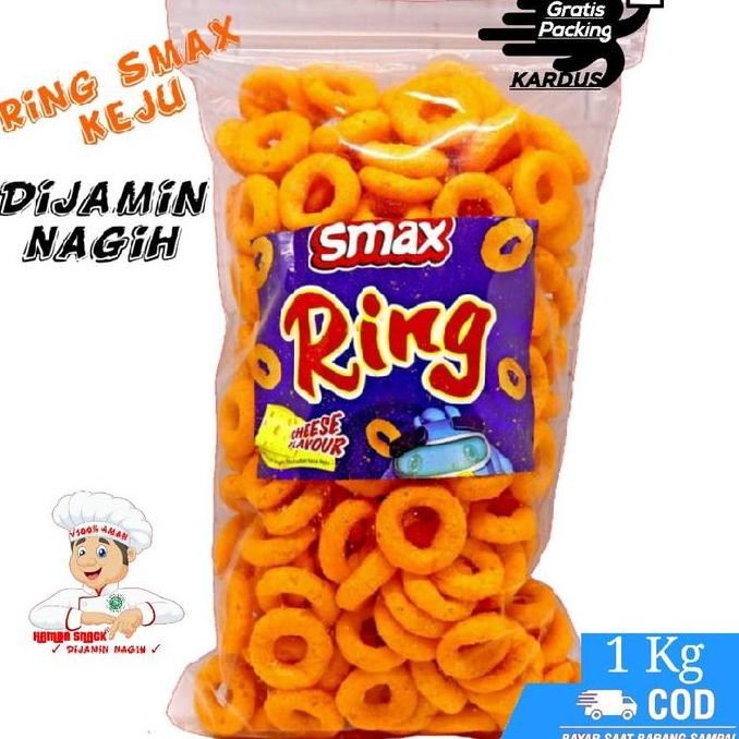 

JB [1Kg] RING smax KEJU / Ring smax XTRA PEDAS - Hamba Snack Cheese None