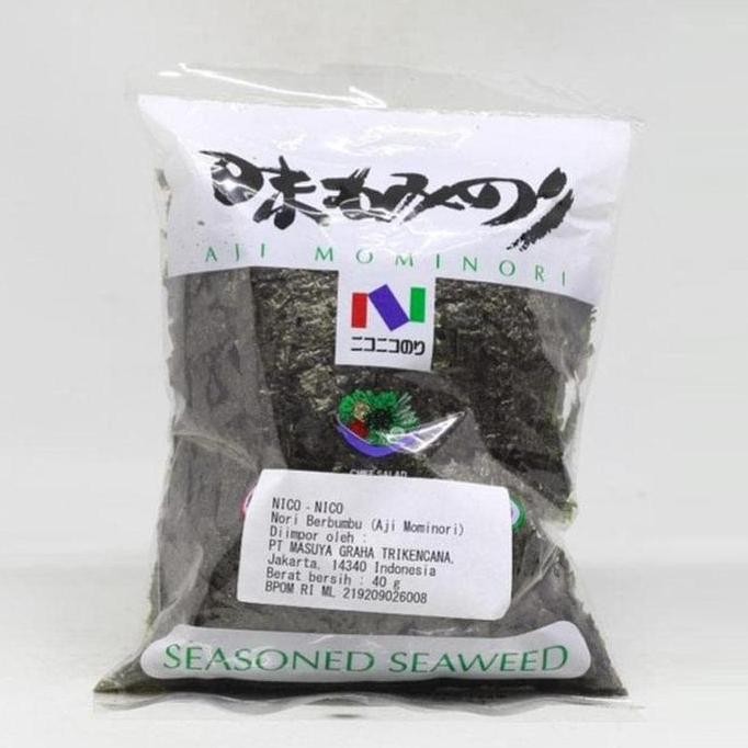 

JB Nico - Nico Nori Berbumbu Aji Mominori Nori Seaweed Rumput Laut 40 gr None