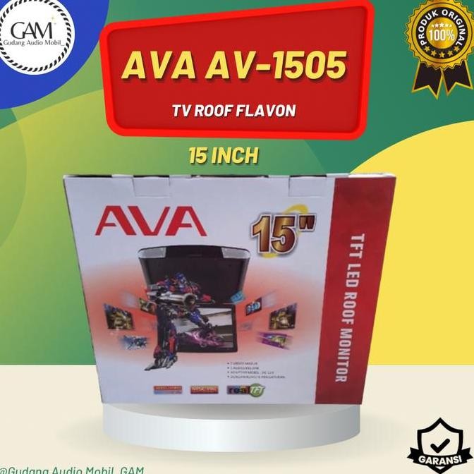Termurah Tv Roof Mobil Ava Av 1505 15 Inch / Tv Plafon Mobil 15 Inch