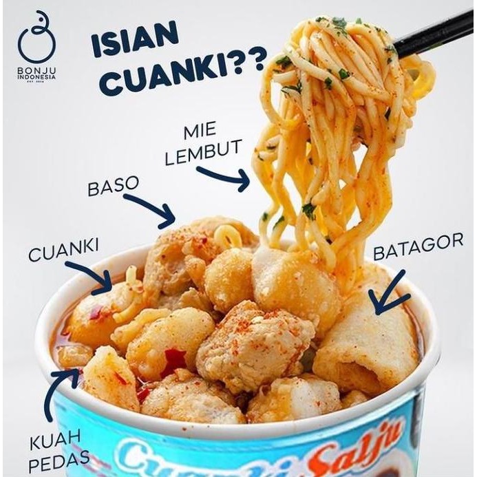 

JB Cuanki Salju Instant Baso Batagor & Mie HALAL MUI None