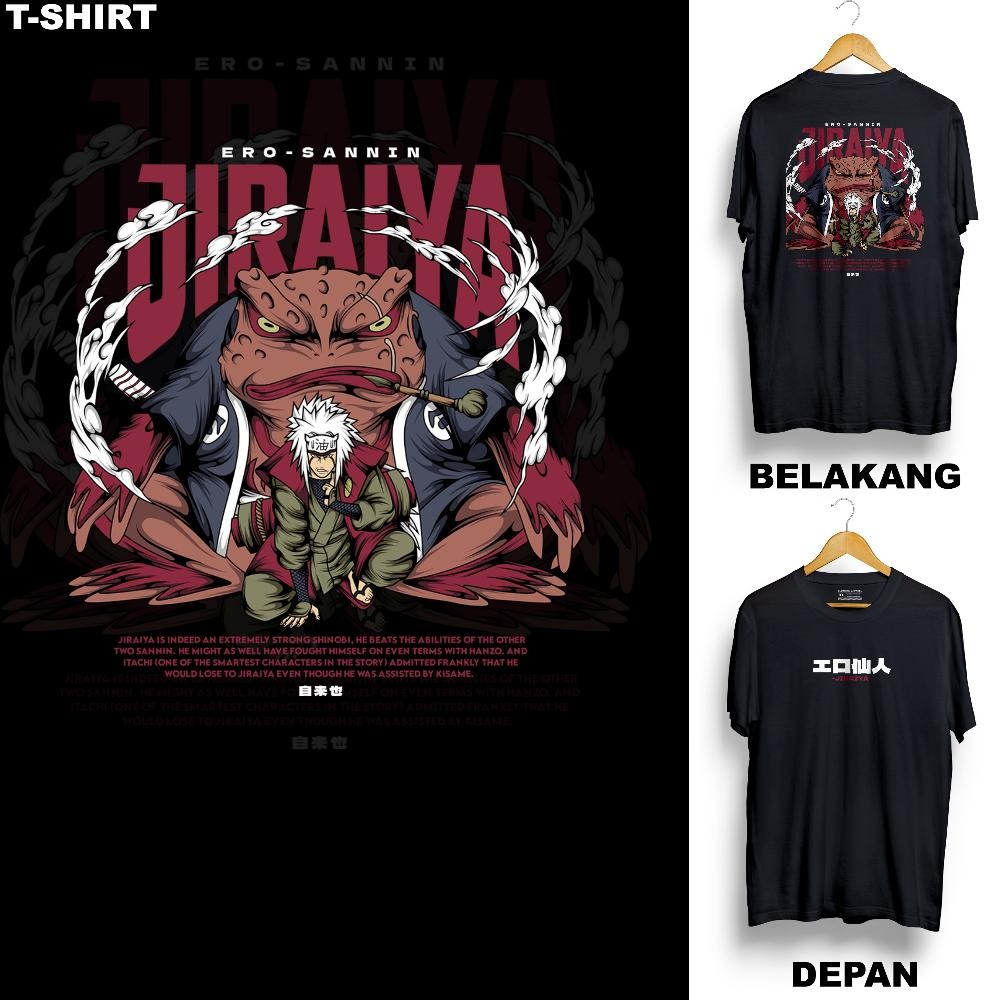 Promo Jiraiya Kaos Dewasa Motif Anime Naruto Boruto Karakter Jiraiya