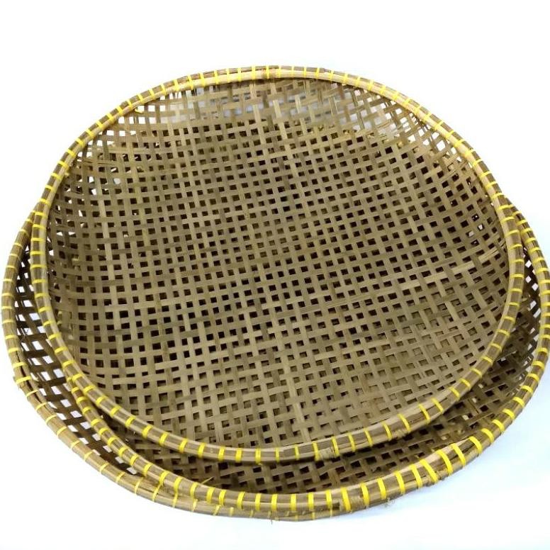 Ayakan termurah ayakan kulit bambu 55cm saringan bambu serbaguna Nugi