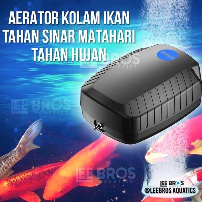 Aerator Kolam Ikan dan Aquarium Tahan Hujan dan UV Matahari / Air Pump / Aerator Kolam Ikan Koi / Ae