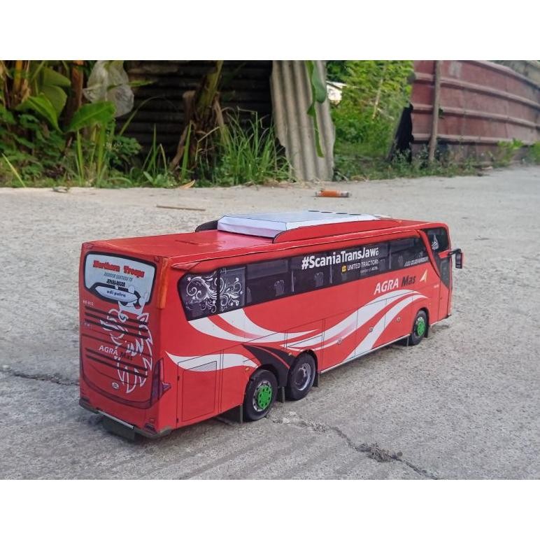 Ter-98 Papercraft Bus Agramas "Syahdu" Skala 1:20