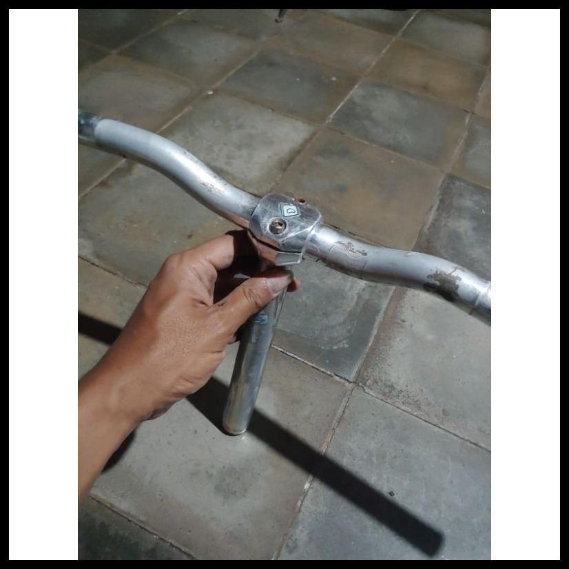 STANG STEM SELI HANDELBAR SEPEDA LIPAT ALOY CAKEP
