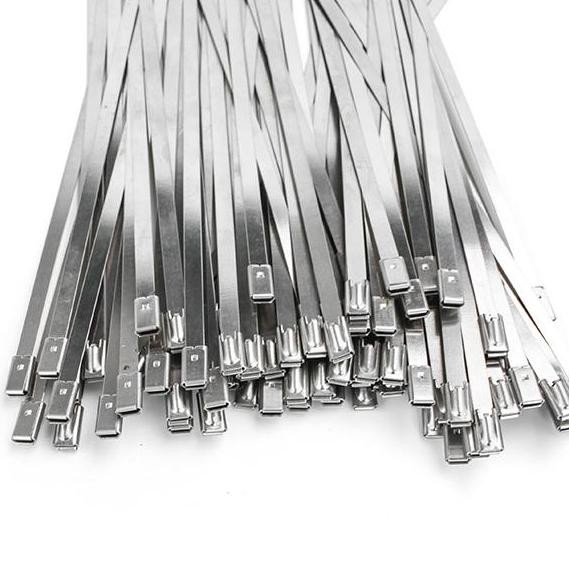 

Cable Kabel Ties Tali Tis Stainless Steel Anti Karat Multifungsi 100 Pcs 25Cm 45Cm
