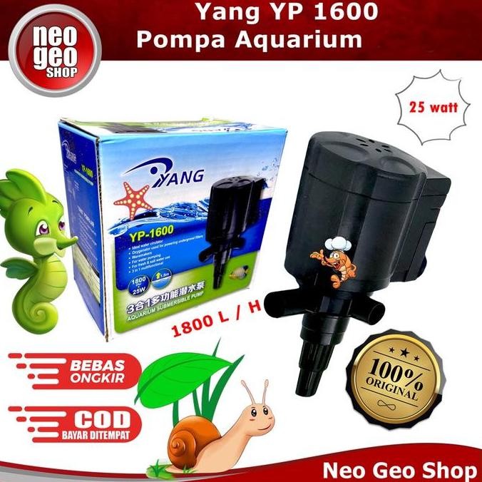 Yang Yp 1600 Yp1600 Mesin Pompa Celup Aquarium Submersible Pump