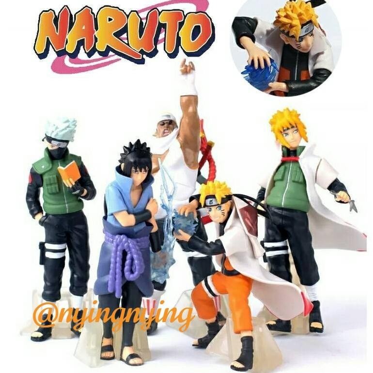 Terlaris Naruto Shippuden / Action Figure Set Isi 5 Uk Besar