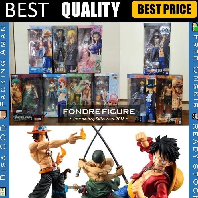 Terlaris Vah Ace Zoro Luffy One Piece Nami Robin Sanji Chopper Usopp Franky Brook Boa Mainan Action 