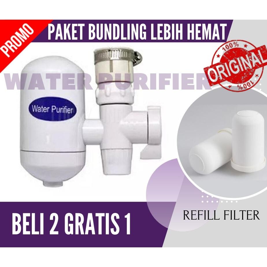Alat Penyaring Air Minum Saringan Penjernih Air Keruh Water Purifier Penyaring Air Kran Kamar Mandi 