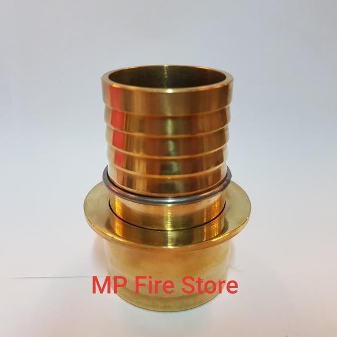 SALE COUPLING MACHINO SELANG PEMADAM COWOK MALE 1.5 INCH KUNINGAN DRAT LUAR