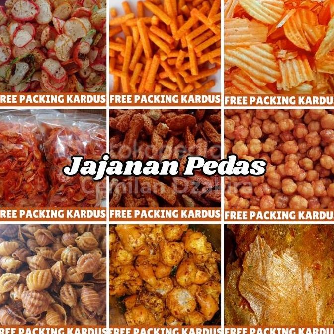

JB snack kiloan pedas 250 gram jajanan makanan ringan camilan None