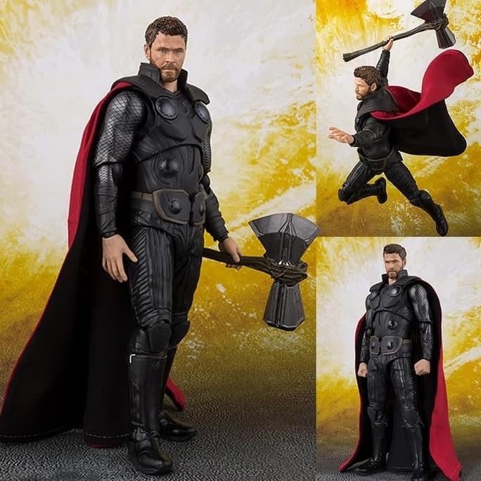 Terlaris Wf Shf Thor Avengers Endgame Action Figure - Infinity War