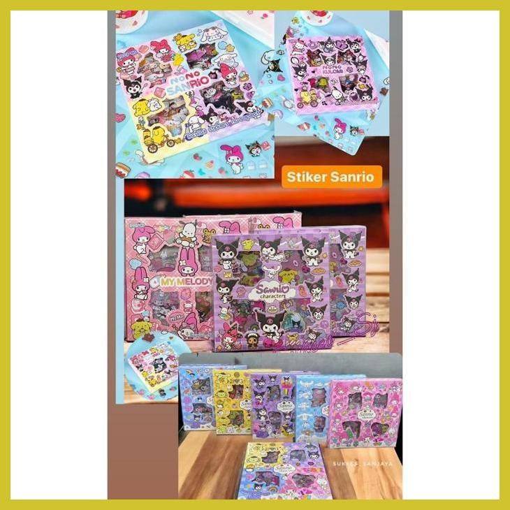 

(VIRAL PRODUK) STIKER SANRIO ISI 100 LEMBAR/STIKER KUROMI PRIVASI AMAN