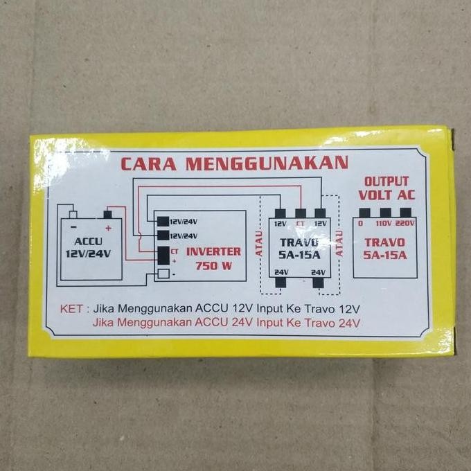 Kit Perubah Tegangan Aki Ke Listrik / Kit Perubah Arus Dc Ke Ac