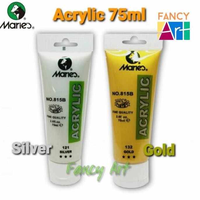 

Maries Acrylic Color 75Ml - Gold & Silver