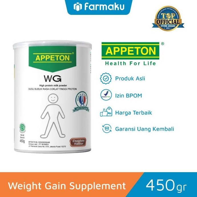 

NO_MORE Appeton Weight Gain Adult Susu Gemuk Dewasa Rasa Coklat 450 gr - (Variasi)