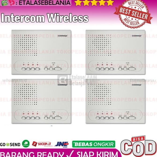 Interkom Wireless - Wireless Intercom System - Commax Wi-4C
