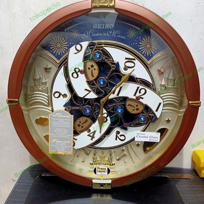 Jam Dinding Seiko Melodies/Bunyi Qxm378B ORIGINAL GARANSI RESMI SEIKO