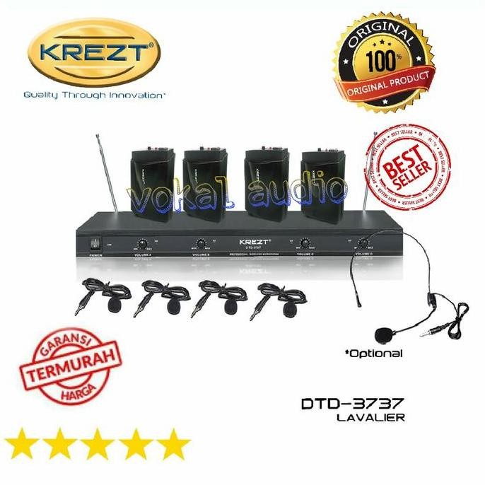 Mic Wireless Dtd Krezt 3737 Clip On