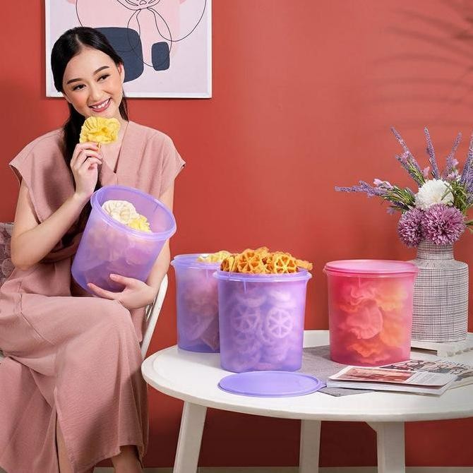 Tupperware Midi Canister Toska Toples Kerupuk Besar WS