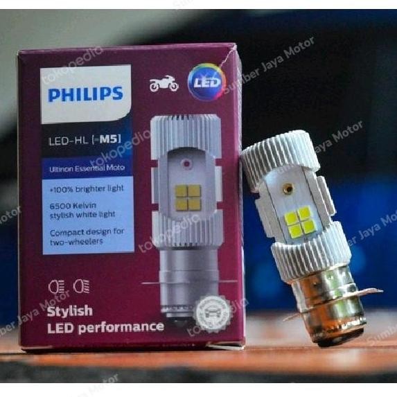 BOHLAM LAMPU LED PHILIPS MOTOR M5