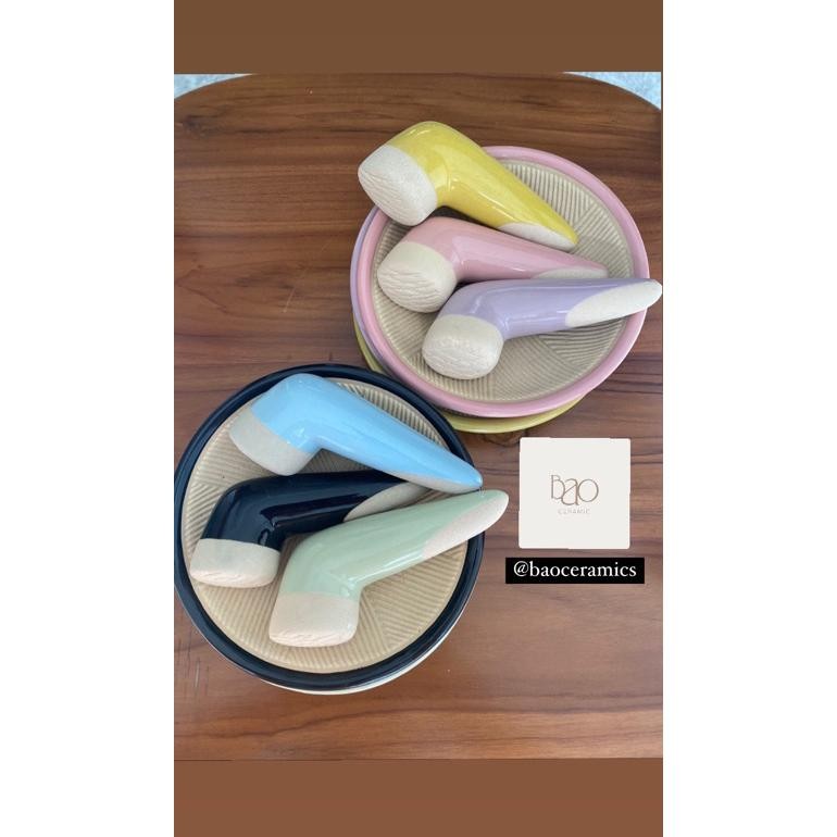 Cobek & Uleg Keramik Kecil Aesthetic SNI