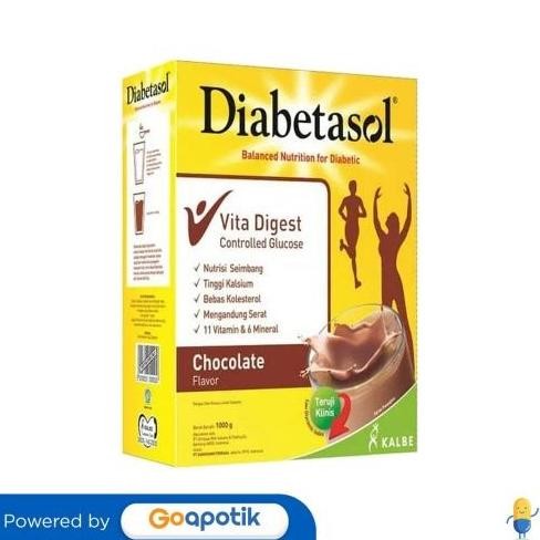 

NO_MORE Diabetasol Susu Rasa Coklat 1000 Gram Box