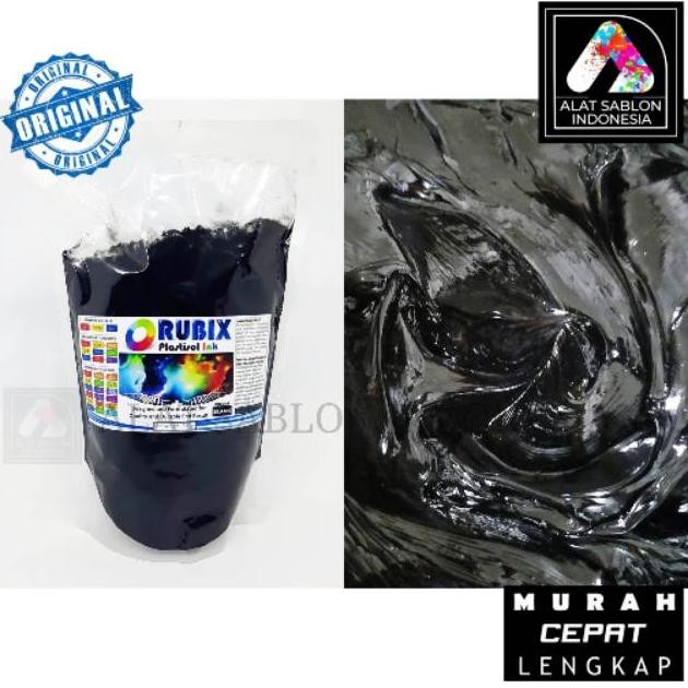 

TINTA SABLON PLASTISOL RUBIX HITAM BLACK 200GR Nugi