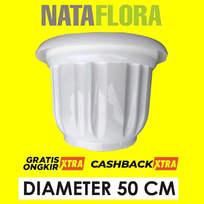 pot 50 cm putih jumbo besar untuk tabulampot termurah di pondok gede Nugi