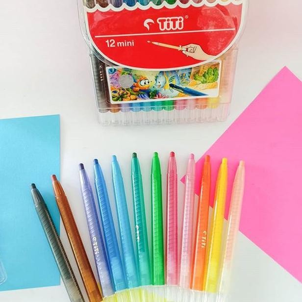 

SOS Crayon Putar TITI 12 Warna / Twist Crayon / Crayon Nugi