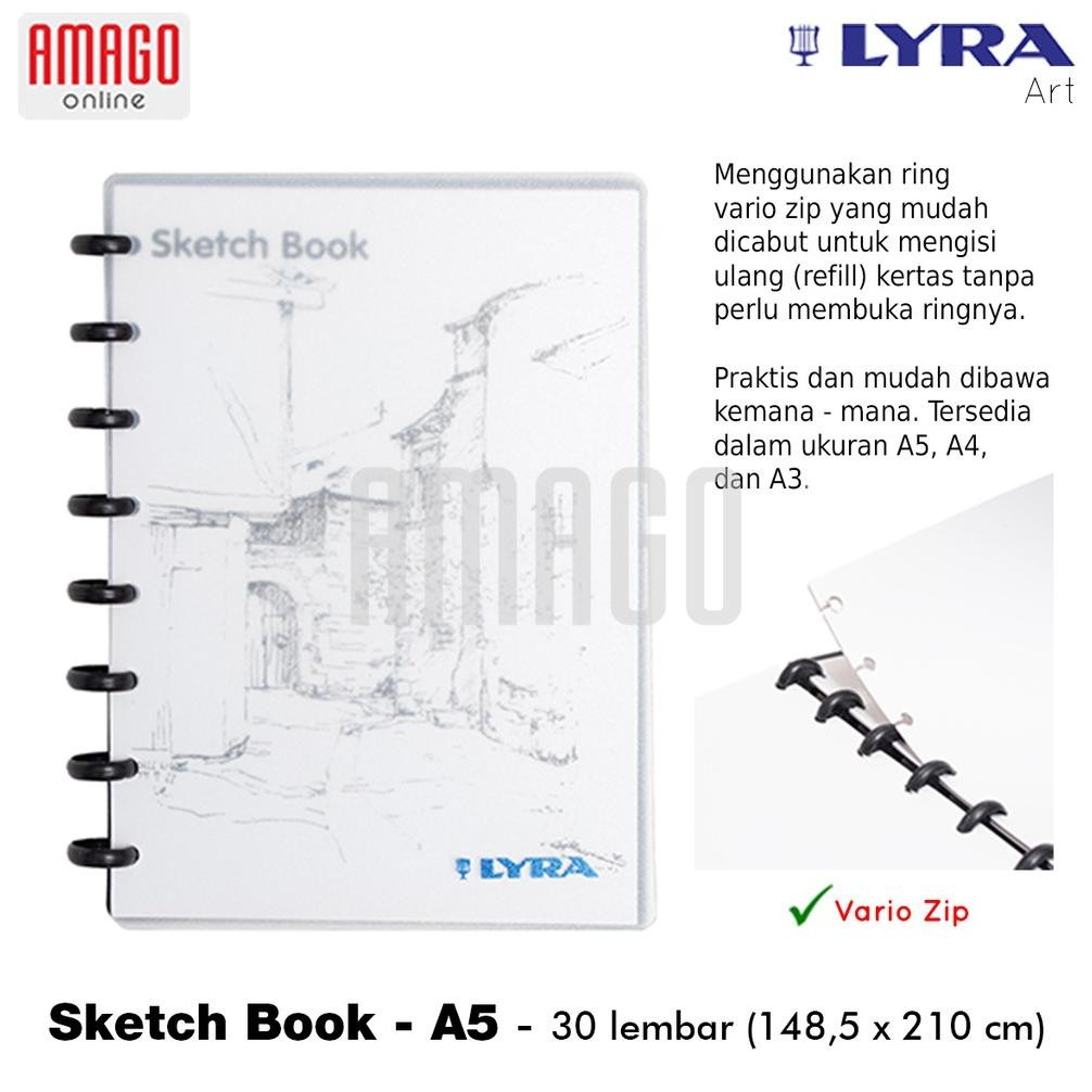 

LYRA Sketch Book Sketchbook A5 W/ 30 Pages - 9210250 Nugi