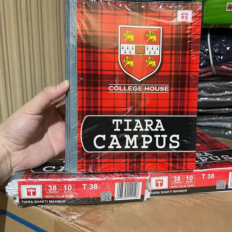 

CTShopID Buku Tulis Kwarto Tiara Campus Kecil Merah isi 38 Lembar 1 Pak isi 10 Buku Nugi