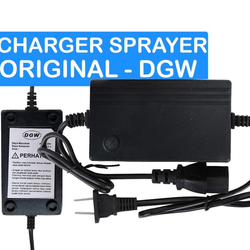 Charger Baterai untuk Sprayer Elektrik ORIGINAL DGW Bisa Untuk Semua jenis Sprayer Gendong Nugi
