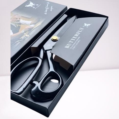 

Gunting Kain Butterfly Original Hitam (Gunting Baja) 8" / 10" Nugi