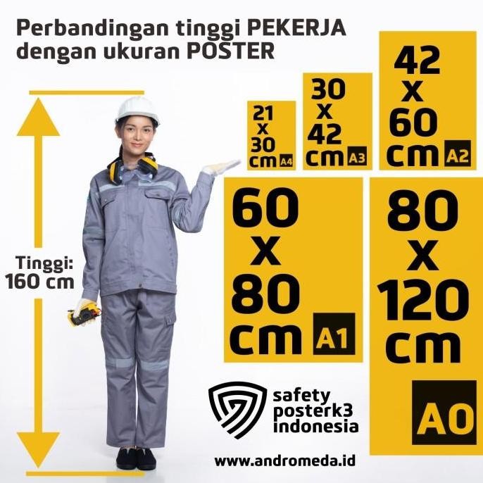 Safety Poster K3 Uu No.1 Tahun 1970 Tentang Keselamatan Kerja_Hijau Landscape