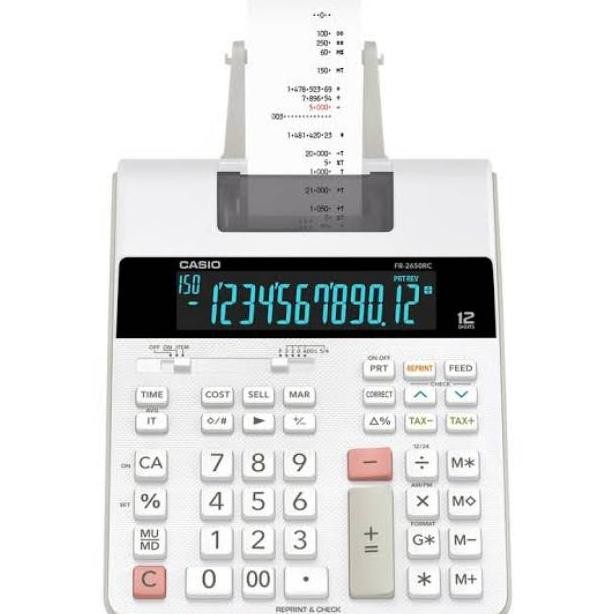 

CASIO FR-2650RC KALKULATOR PRINTING / 2650 RC CALCULATOR PRINT Nugi