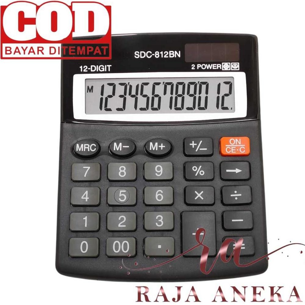 

Calculator Kalkulator Murah tipe SDC 812BN 812 BN Warna Menarik 12 Digit CT Nugi