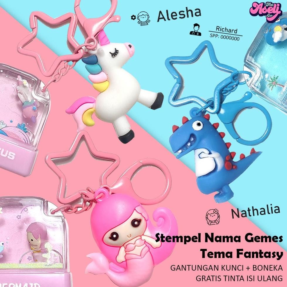 

Stempel Nama Custom bentuk Fancy: Lucu & Serbaguna! Bisa Kertas & Kain! Cepat jadi. Nugi