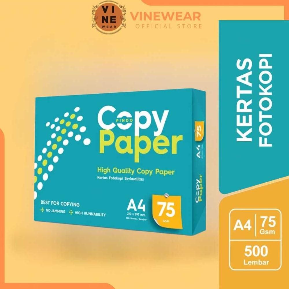 

CopyPaper Kertas Fotocopy 75 GSM A4 Berkualitas Tinggi Nugi