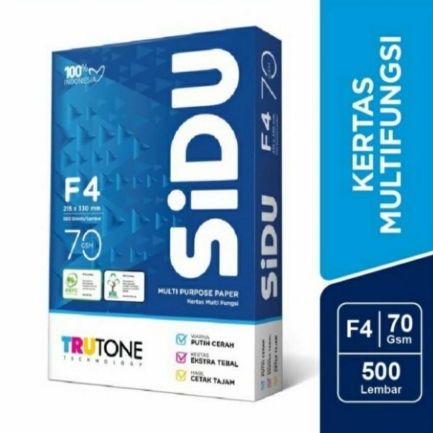 

SIDU F4 70 RIM Kertas HVS Folio Sinar Dunia 70 gsm Nugi