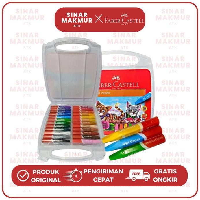 

Hexagonal Crayon/Oil Pastel Eco 24 Warna Faber Castell (Set) Nugi