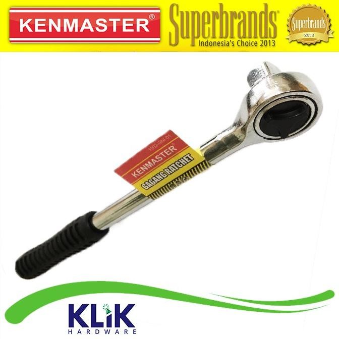KENMASTER Gagang Ratchet Stang Kunci Shock Sock Sok Rachet 1/2 Inch x 10 Inch Rubber Handle Nugi