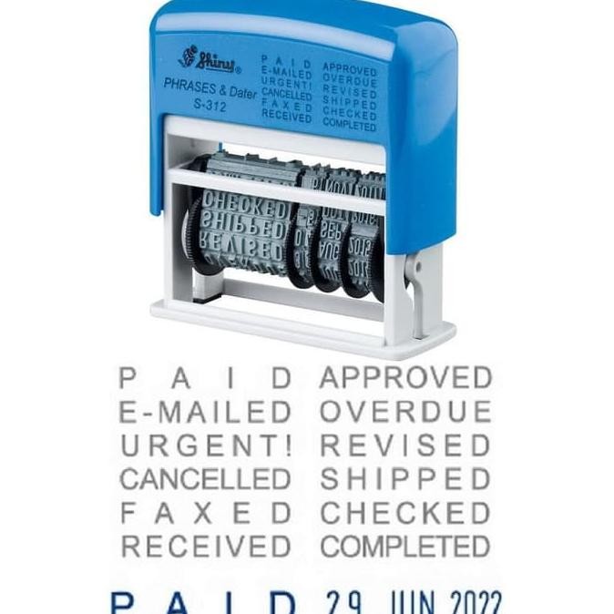 

Stempel Shiny S-312 S312 (Office Stamp - Tanggal) Nugi