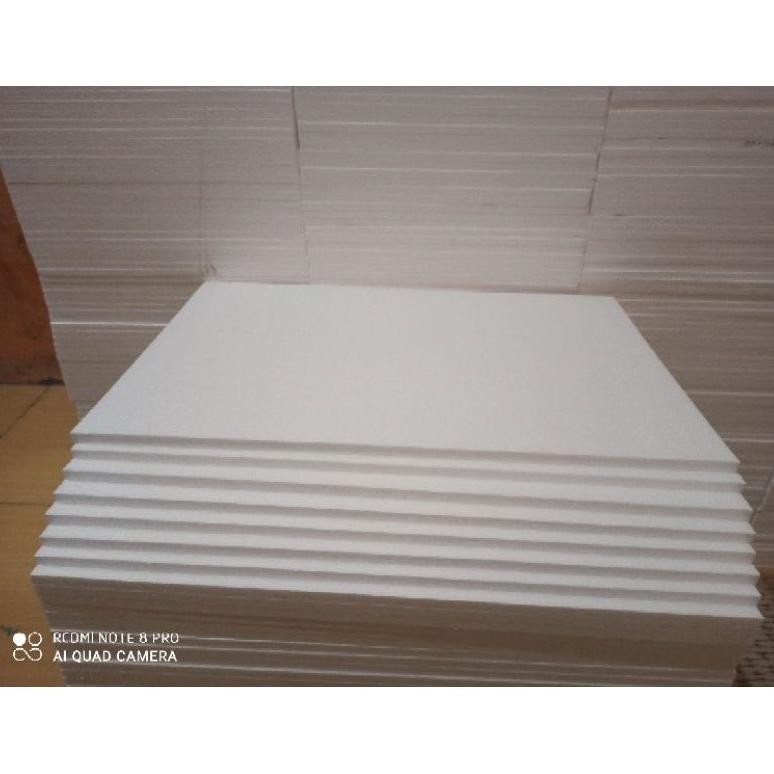

13 lembar styrofoam/polos/ukuran 50x33x1cm Nugi