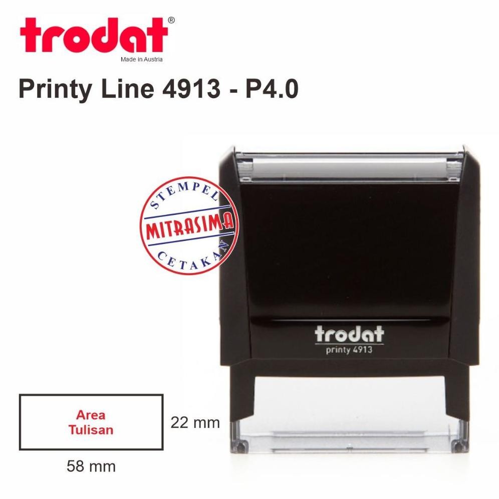 

Stempel Trodat 4913 ( Model Persegi ) Nugi