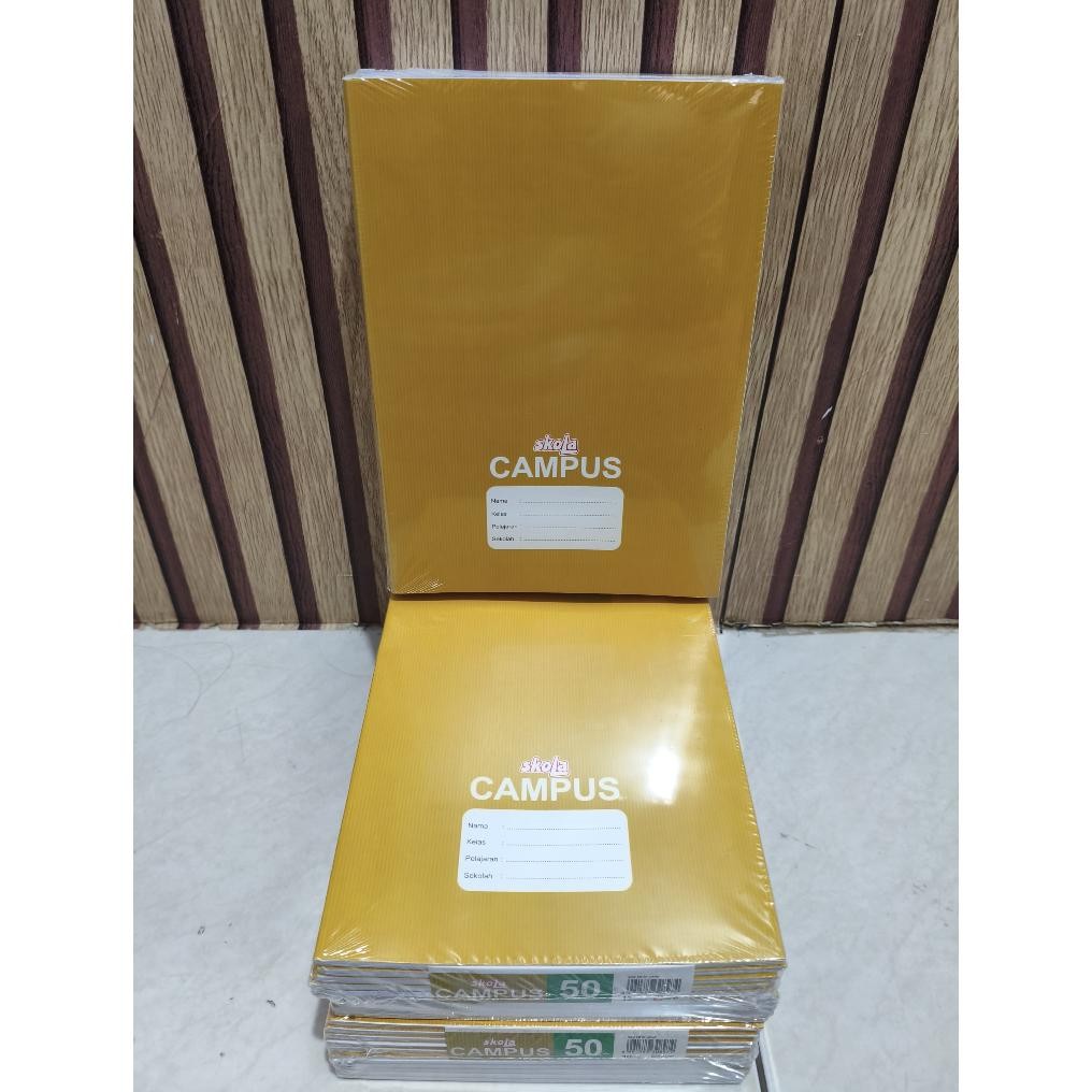 

Buku Tulis Campus Craft Cover Sampul SKOLA By SIDU 50 Lembar (1 Pack isi 10 Buku) Nugi
