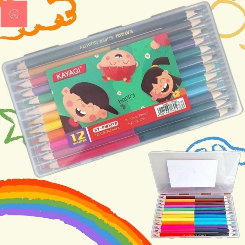 

Pensil Warna untuk Anak Sekolah TK PAUD SD 24 Warna Nugi