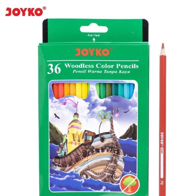 

Pensil Warna Joyko 36 Panjang CP - 122 / (1set) Nugi